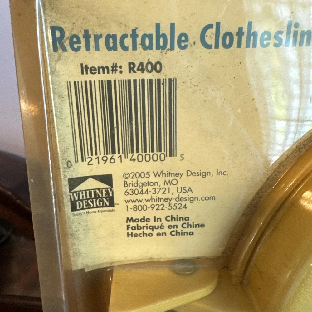 New Sunline 40' Retractable Clothesline Reel Model R400 Indoor Outdoor Sealed